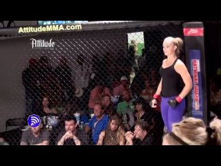 girl fighter almost dies in a cage fight shocking